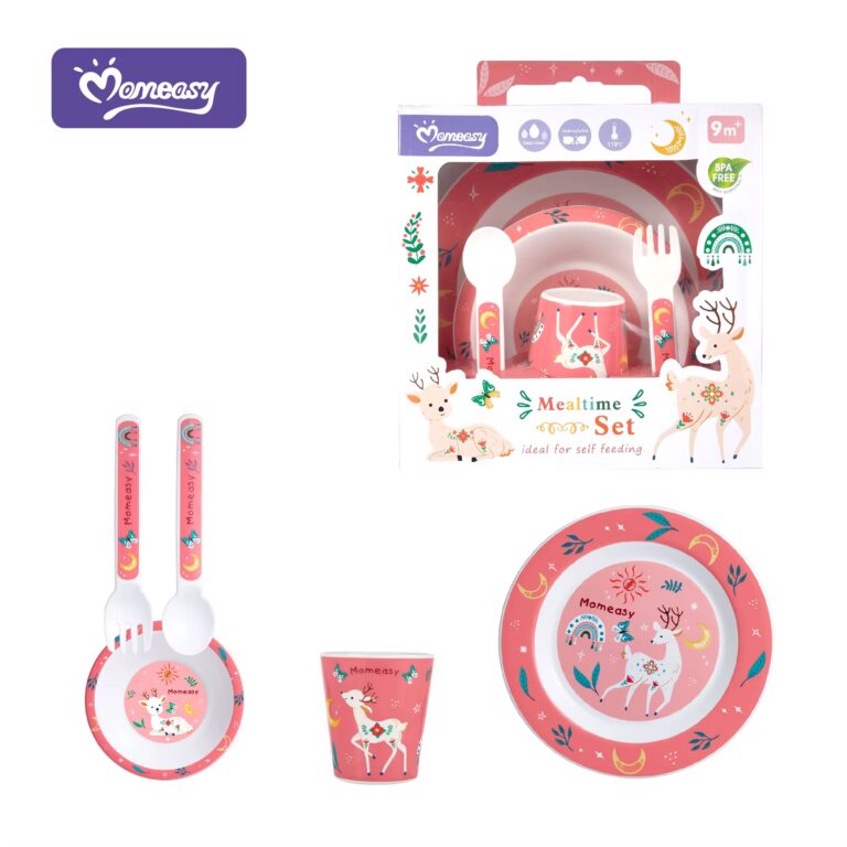 Momeasy Mealtime Set-Pink - View 3
