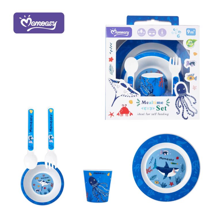 Momeasy Mealtime Set-Blue - View 3