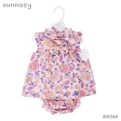 Sunnozy Baby Girl Dress 3pcs 0-3m - View 2