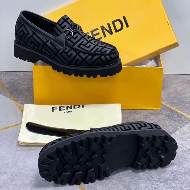 FENDI executive leather shoes - View 2