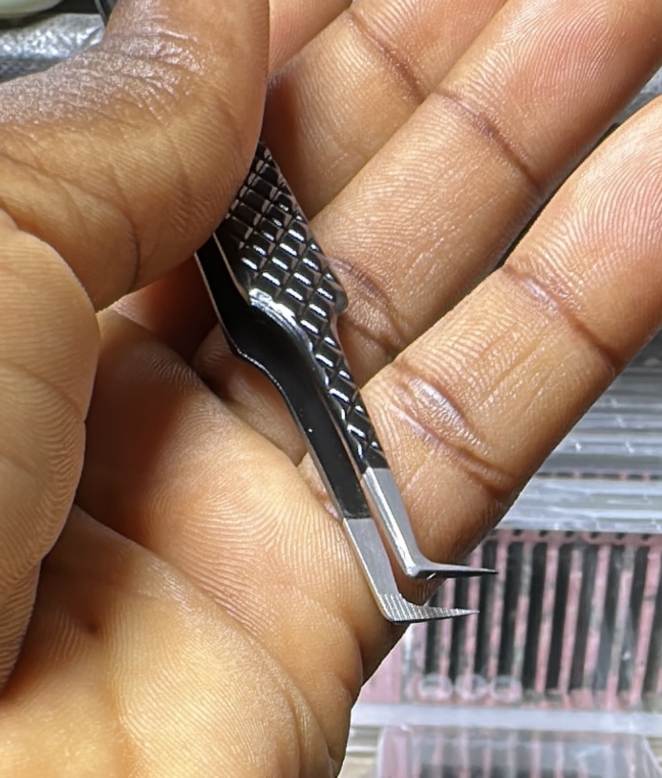 Fiber tip tweezer 90 