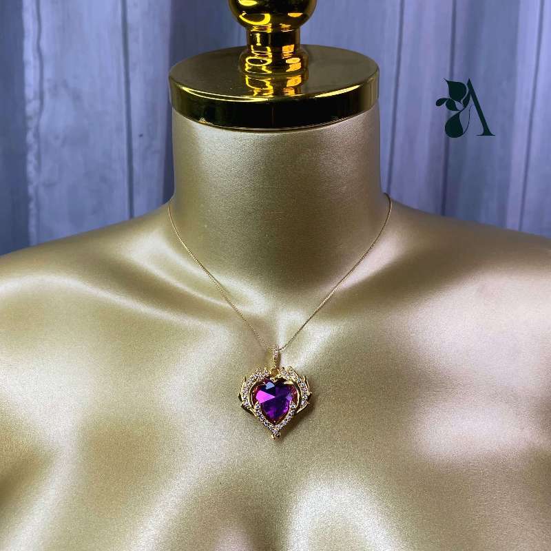 The Royal Heart Necklace - View 4