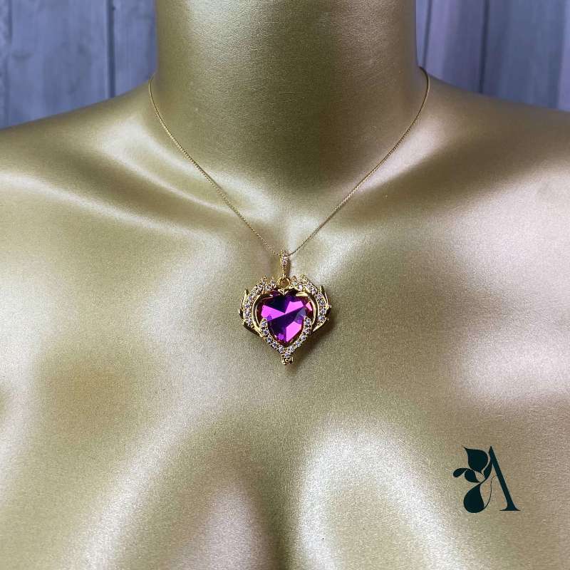 The Royal Heart Necklace - View 5