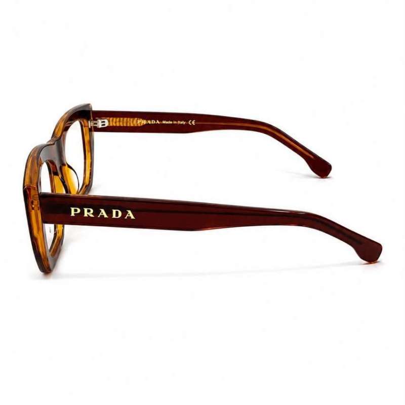 PRADA BROWN (QM8840 C3) WOMEN FRAME - View 3