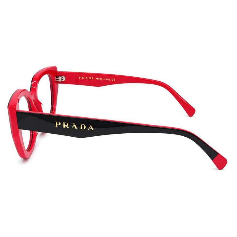PRADA BLACK RED (QM8816 C2) WOMEN FRAME - View 3