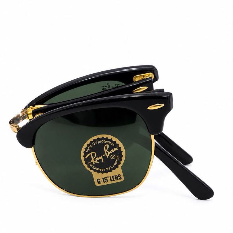 RAYBAN FOLDABLE BLACK (RB2176 901 3N) MEN SUNGLASSES - View 2