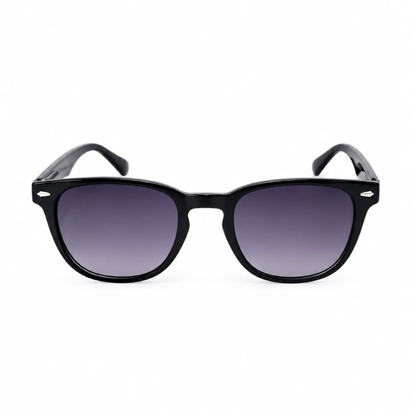 BLACK UNISEX KIDS SUNGLASSES - View 2