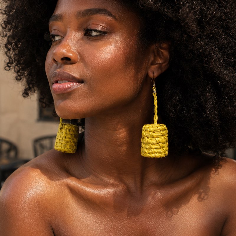 Afi Raffia Earring - View 2