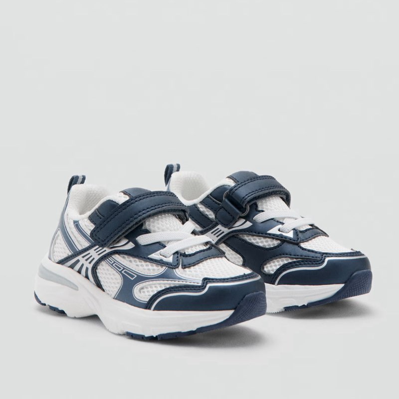 Two-tone velcro trainers | MANGO EU 23,24 - View 2