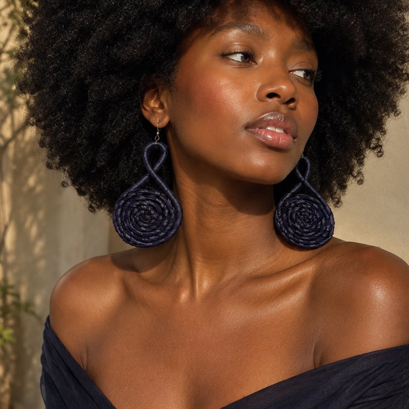 Kosi Raffia Earrings