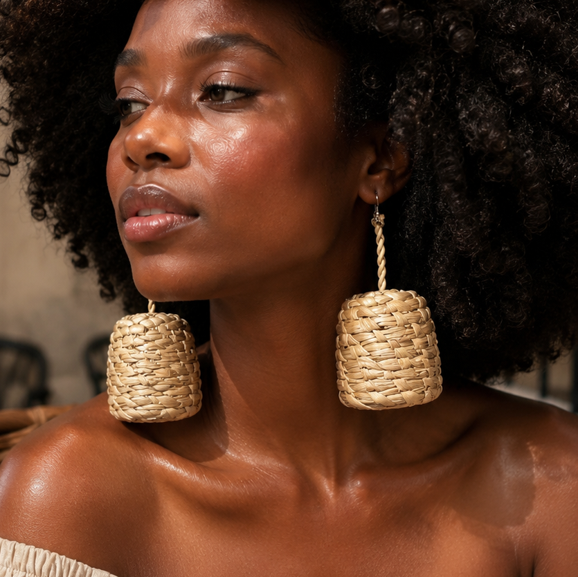 Afi Raffia Earring