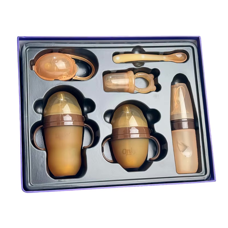 Baby Silicone Feeding Bottle Set-Only Baby