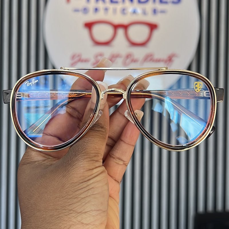 RAYBAN TORTOISE AVIATOR MEN FRAME