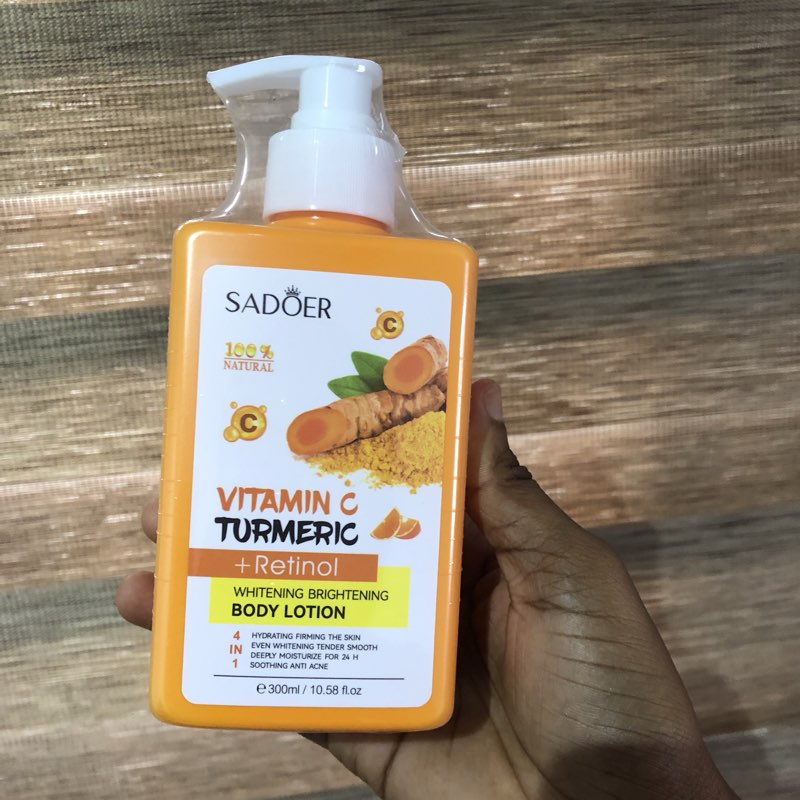 Turmeric lotion
