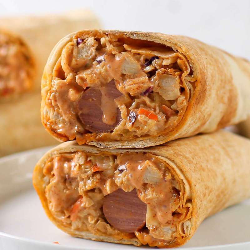 Single Sausage Chicken Shawarma