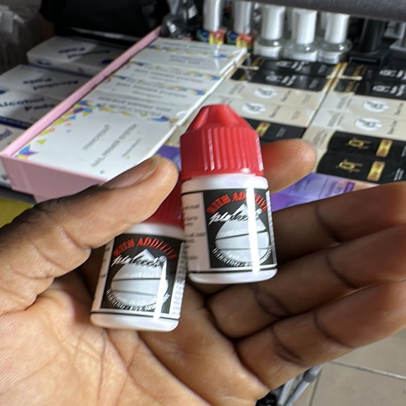 Pinkees nail glue