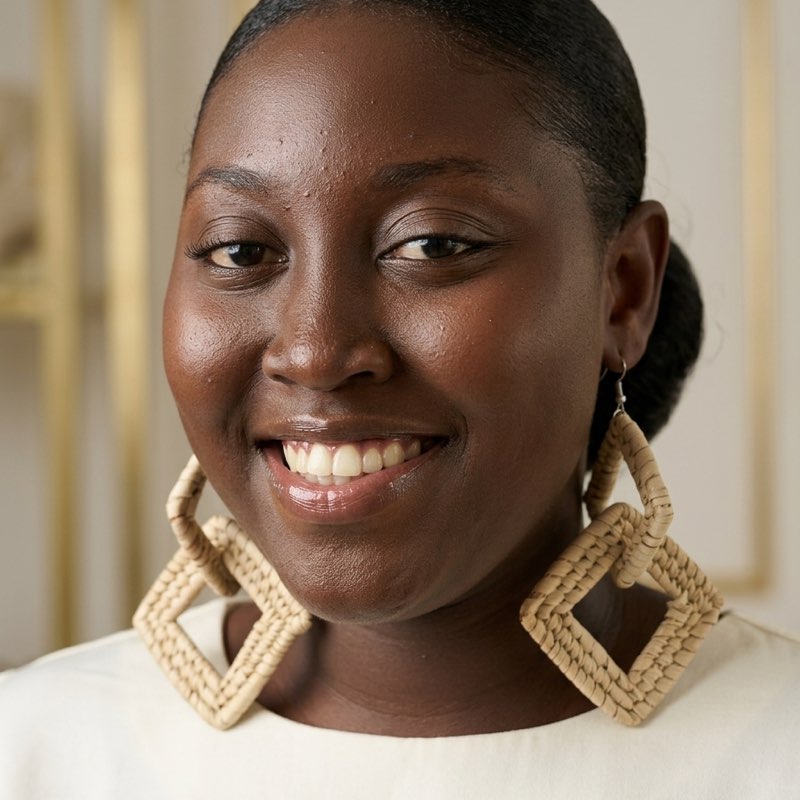 Mena Raffia Earrings