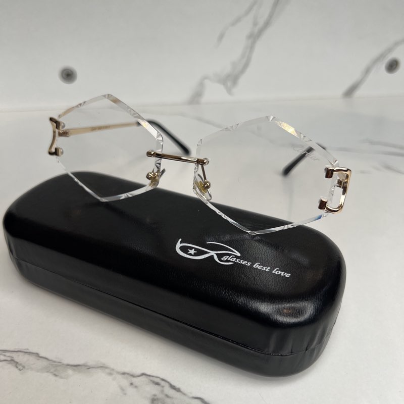 HEXAGON RIMLESS WOMEN FRAME 