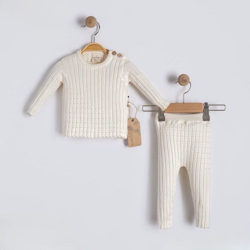 2Pcs 1-12m AB20172 ecru