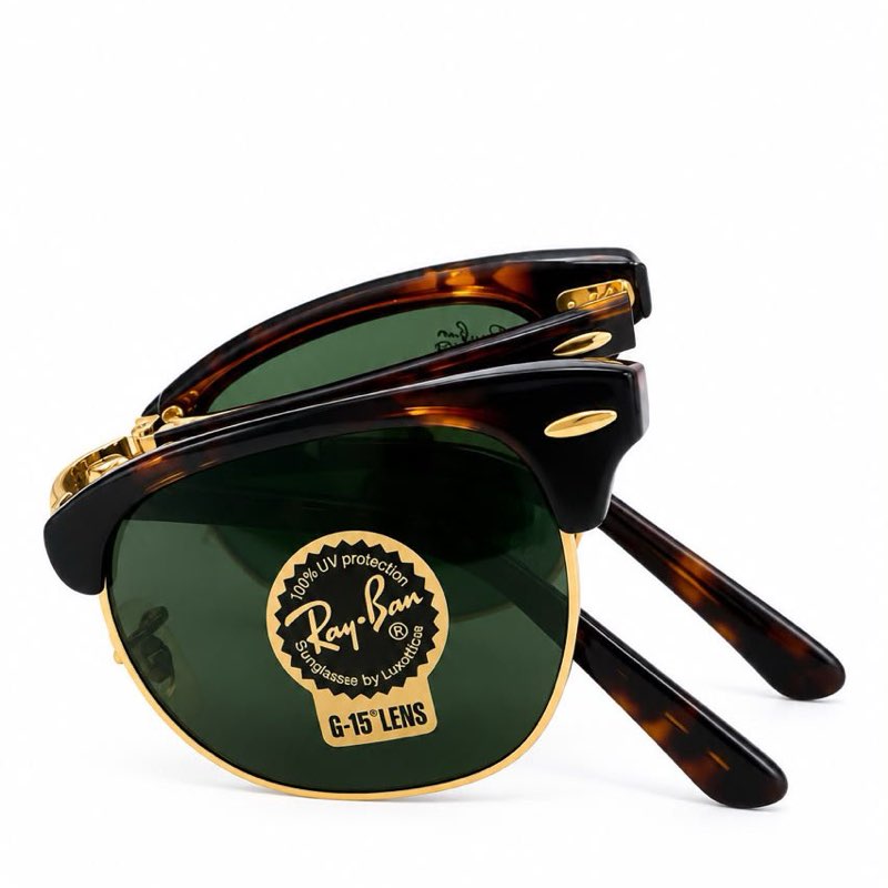 RAYBAN FOLDABLE TORTOISE (RB2176 901 3N) MEN SUNGLASSES