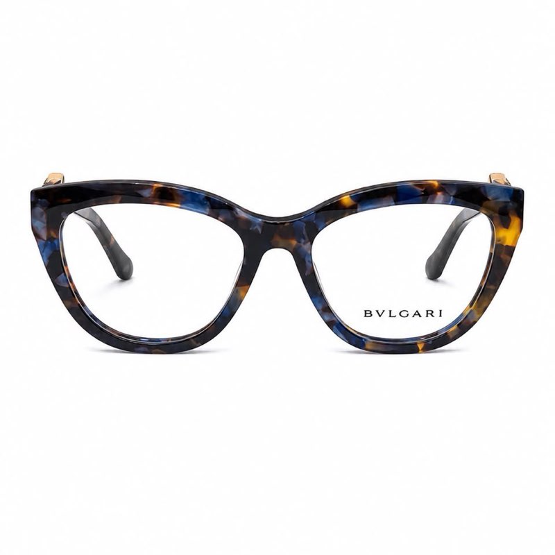 BVLGARI BLUE BROWN TORTOISE (G8188 C2) WOMEN FRAME