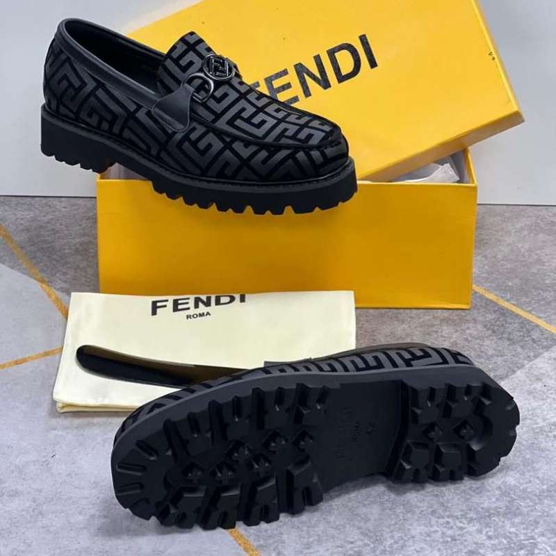 FENDI executive leather shoes