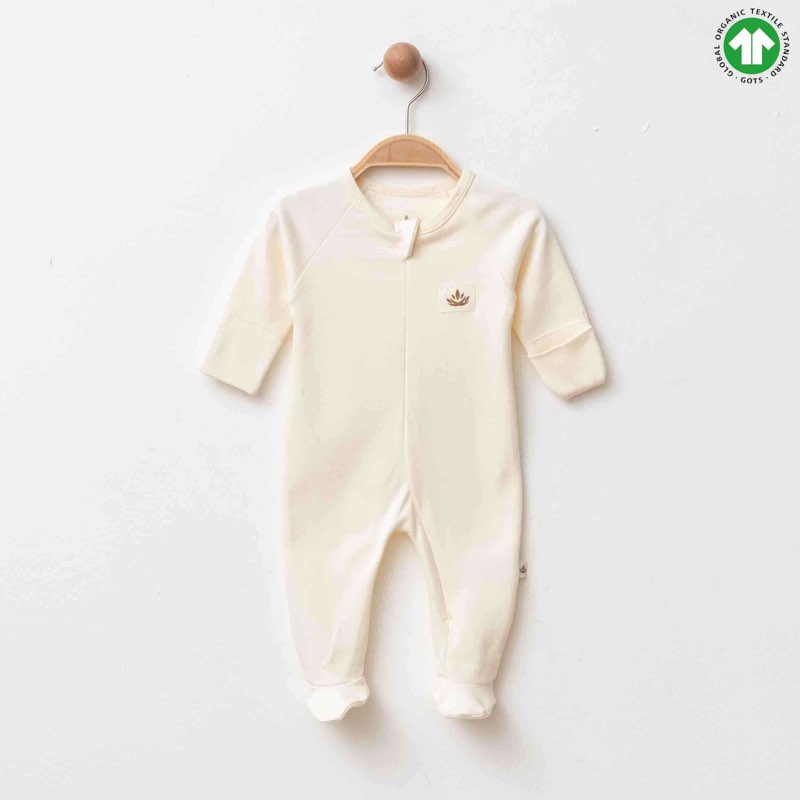 OVERALL ESL| cream Newborn - 3m