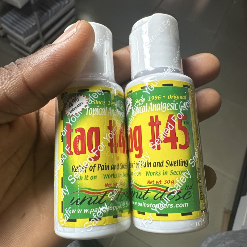 tag 45 analgesic gel
