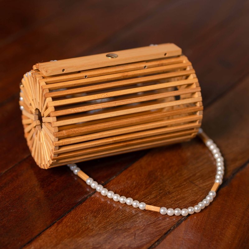 Aba Nyansa Bamboo Pearl Bag