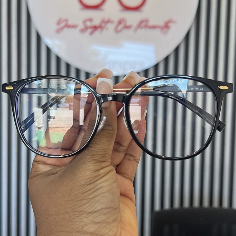 BLACK ROUND (30408 C2) UNISEX FRAME