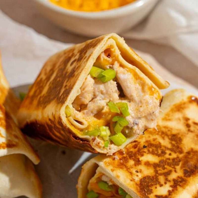 Chicken Mac&cheese wrap