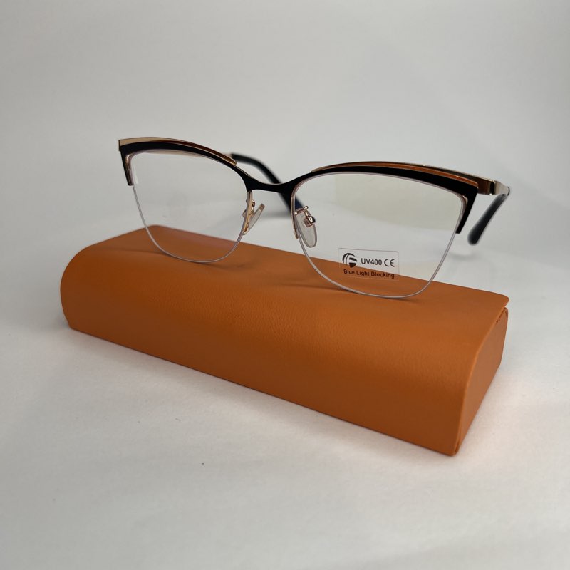 BLACK HALF RIM (95661 C5) WOMEN FRAME